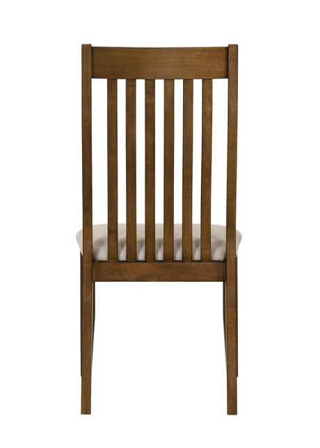 Glendale Beige/Brown Dining Side Chair, Set of 2 from Crown Mark - Luna Furniture