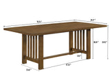 Glendale Brown Dining Table from Crown Mark - Luna Furniture