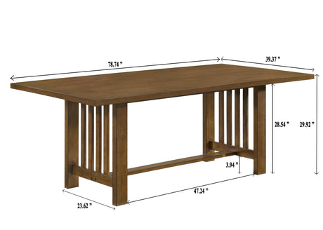 Glendale Brown Dining Table from Crown Mark - Luna Furniture