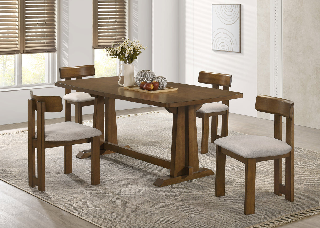 Glenwick Brown Dining Table