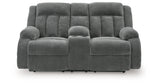 Observation Steel Power Reclining Loveseat with Console from Ashley - Luna Furniture