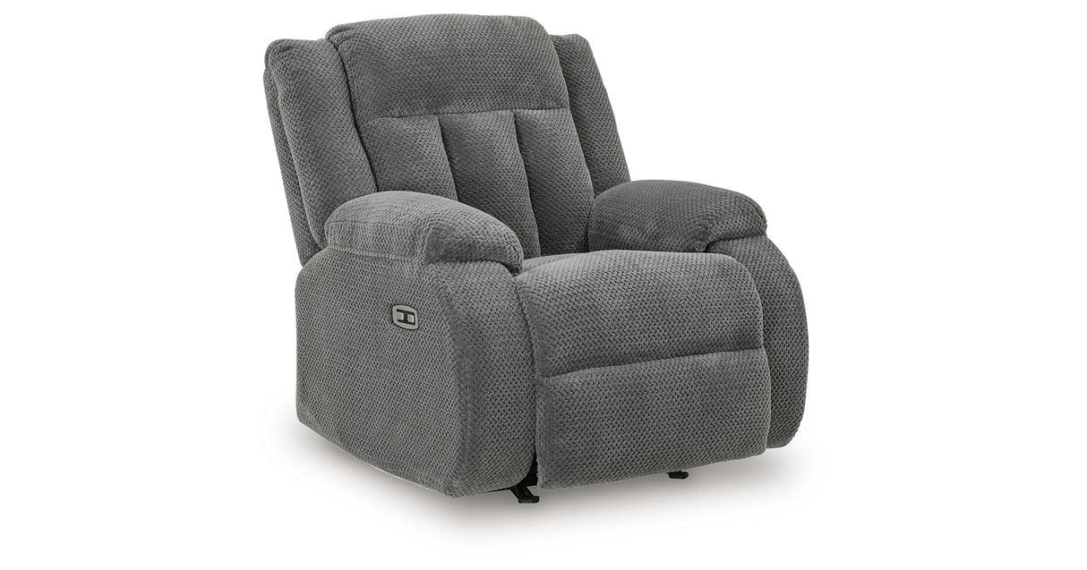 Observation Steel Power Recliner from Ashley - Luna Furniture