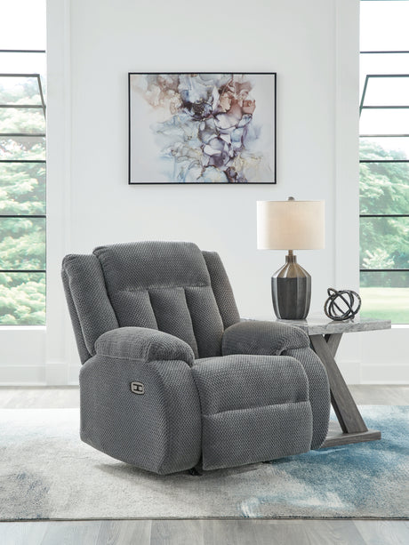 Observation Steel Power Recliner from Ashley - Luna Furniture