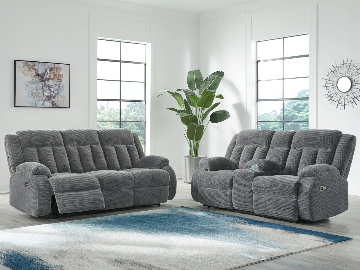 Observation Steel Power Reclining Living Room Set from Ashley - Luna Furniture