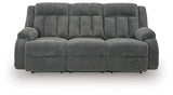 Observation Steel Power Reclining Sofa with Drop Down Table from Ashley - Luna Furniture