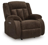 Observation Chocolate Power Recliner from Ashley - Luna Furniture