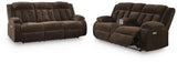 Observation Sofa and Loveseat in Chocolate from Ashley - Luna Furniture