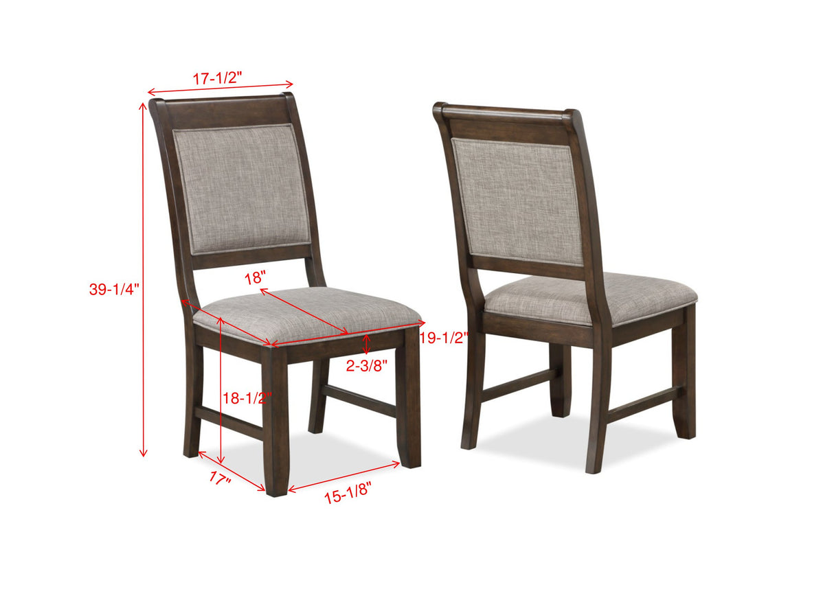 Tarin Brown Dining Chair, Set of 2