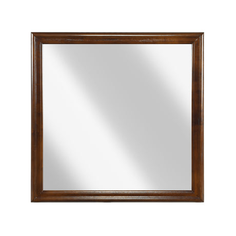 Mayville Brown Cherry Mirror (Mirror Only) from Homelegance - Luna Furniture