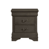 Mayville Stained Gray Twin Bed from Homelegance - Luna Furniture