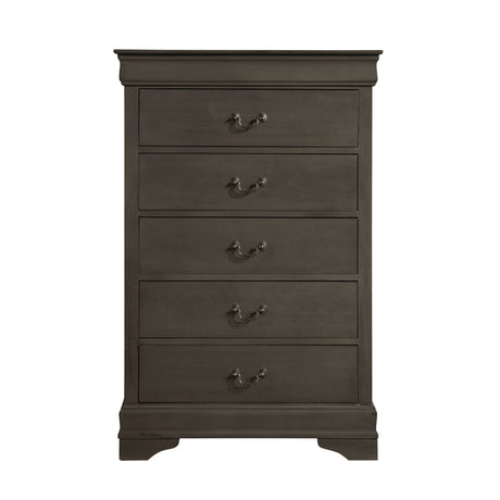 Mayville Stained Gray Nightstand from Homelegance - Luna Furniture