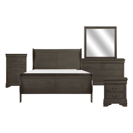 Mayville Stained Gray Nightstand from Homelegance - Luna Furniture