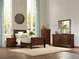 Mayville Brown Cherry Mirror (Mirror Only) from Homelegance - Luna Furniture