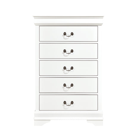 Mayville White Dresser from Homelegance - Luna Furniture