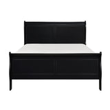 Mayville Black 5-Piece Bedroom Set (Queen Bed, Nightstand, Dresser, Mirror, Chest) from Homelegance - Luna Furniture