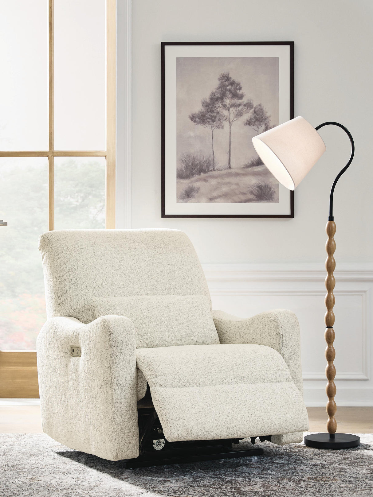 Cleo Pier Chai Power AutoGlide Recliner from Ashley - Luna Furniture