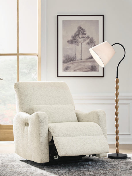 Cleo Pier Chai Power AutoGlide Recliner from Ashley - Luna Furniture