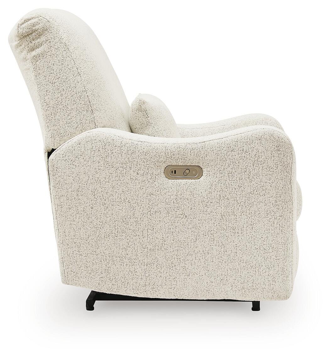 Cleo Pier Chai Power AutoGlide Recliner from Ashley - Luna Furniture