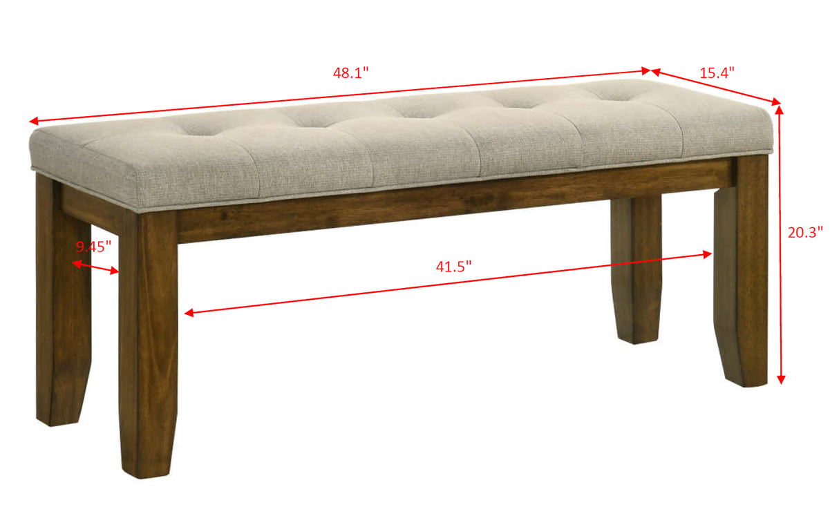 Hollister Brown Bench from Crown Mark - Luna Furniture