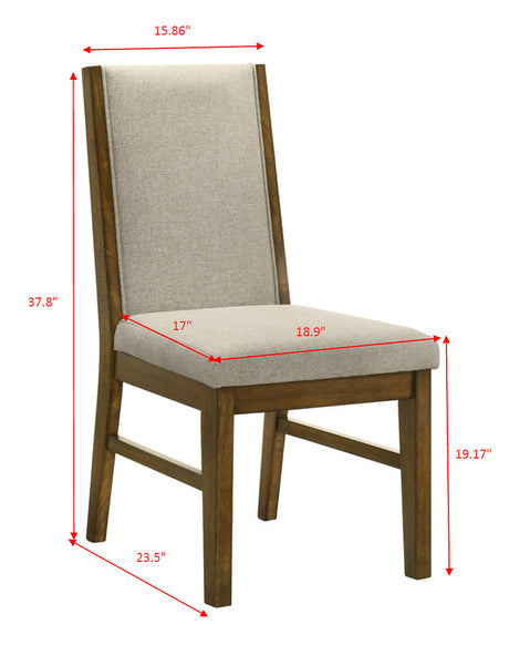Hollister Brown Dining Chair, Set of 2 from Crown Mark - Luna Furniture