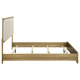 Hyland Natural Eastern King Panel Bed LED Headboard from Coaster - Luna Furniture