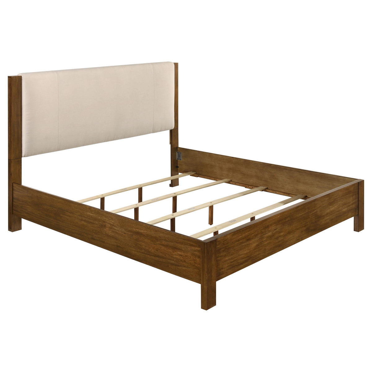 Adderley Warm Brown/Beige 4-Piece Eastern King Bedroom Set from Coaster - Luna Furniture