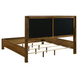Adderley Warm Brown/Beige 4-Piece Eastern King Bedroom Set from Coaster - Luna Furniture