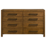 Adderley Warm Brown 8-drawer Bedroom Dresser Cabinet from Coaster - Luna Furniture