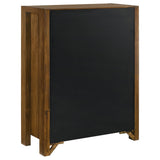 Adderley Warm Brown 5-drawer Bedroom Chest of Drawers from Coaster - Luna Furniture