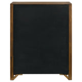 Adderley Warm Brown 5-drawer Bedroom Chest of Drawers from Coaster - Luna Furniture