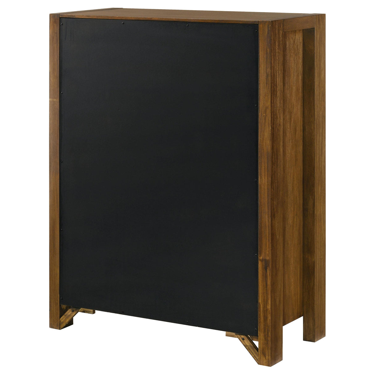 Adderley Warm Brown 5-drawer Bedroom Chest of Drawers from Coaster - Luna Furniture