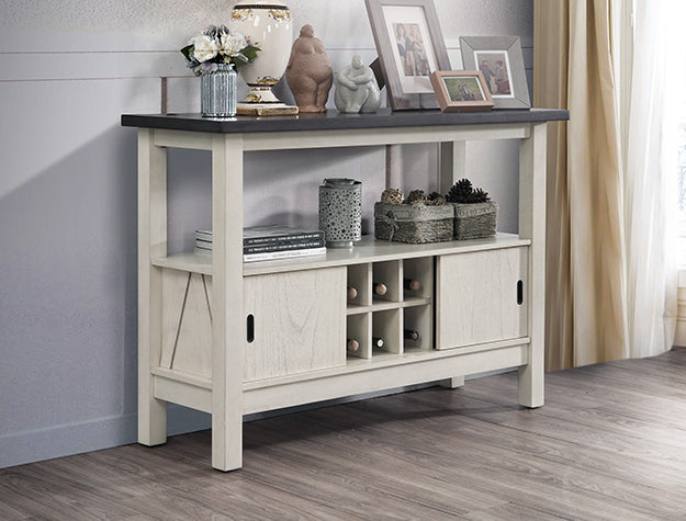 Maribelle Chalk/Gray Server from Crown Mark - Luna Furniture