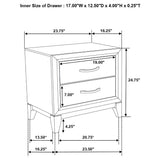 Watson Light Taupe Four-piece Full Bedroom Set from Coaster - Luna Furniture