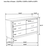 Watson Light Taupe Four-piece Full Bedroom Set from Coaster - Luna Furniture