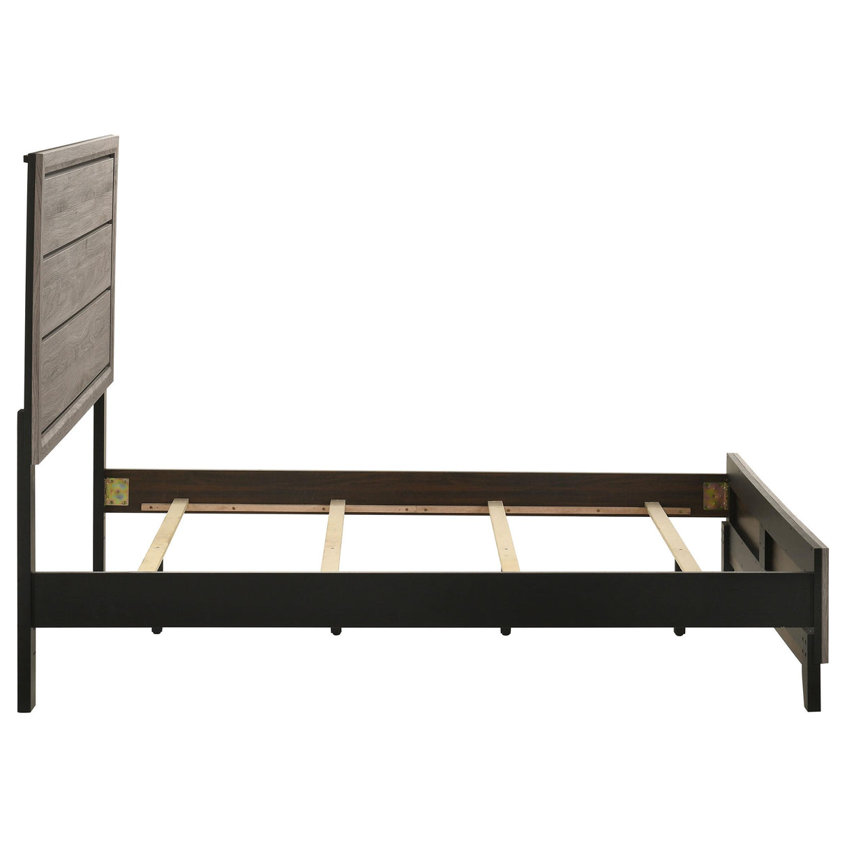 Watson Light Taupe Wood Full Panel Bed from Coaster - Luna Furniture