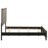 Watson Light Taupe Wood Full Panel Bed from Coaster - Luna Furniture