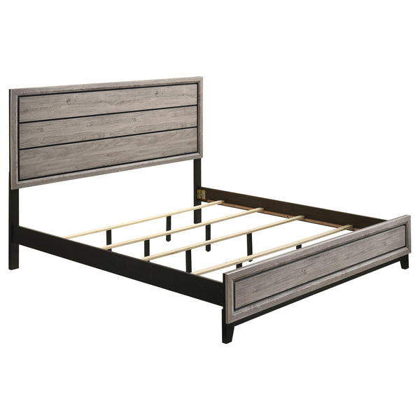 Watson Light Taupe Wood Eastern King Panel Bed