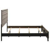 Watson Light Taupe Wood Eastern King Panel Bed from Coaster - Luna Furniture
