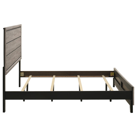 Watson Light Taupe Wood Eastern King Panel Bed from Coaster - Luna Furniture