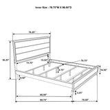 Watson Light Taupe Four-piece California King Bedroom Set from Coaster - Luna Furniture
