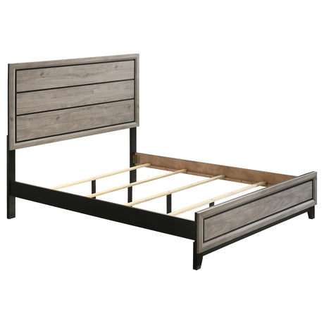 Watson Light Taupe Wood Queen Panel Bed from Coaster - Luna Furniture