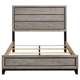 Watson Light Taupe Wood Queen Panel Bed from Coaster - Luna Furniture