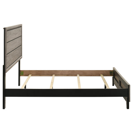 Watson Light Taupe Wood Queen Panel Bed from Coaster - Luna Furniture