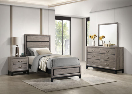 Watson Light Taupe 4-Piece Twin Bedroom Set from Coaster - Luna Furniture