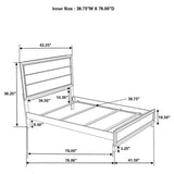 Watson Light Taupe Five-piece Twin Bedroom Set from Coaster - Luna Furniture