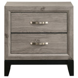 Watson Light Taupe 2-drawer Nightstand Bedside Table from Coaster - Luna Furniture