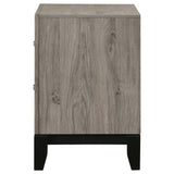 Watson Light Taupe 2-drawer Nightstand Bedside Table from Coaster - Luna Furniture