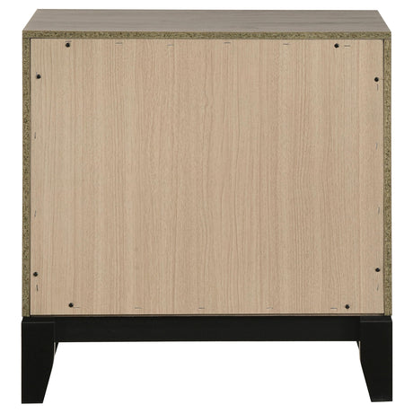Watson Light Taupe 2-drawer Nightstand Bedside Table from Coaster - Luna Furniture