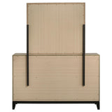 Watson Light Taupe 6-drawer Bedroom Dresser and Mirror from Coaster - Luna Furniture