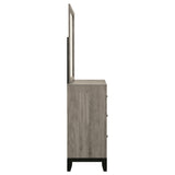 Watson Light Taupe 6-drawer Bedroom Dresser and Mirror from Coaster - Luna Furniture